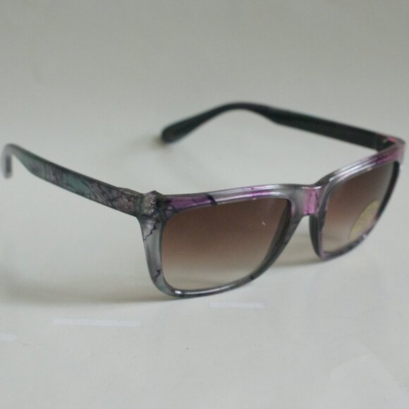 NWT TruVintage Racer/Cats style retro Sports fashion crystal frame sunglasses main image 4
